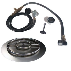 Tretco Fpk-obrss-bk1-24-lp 22 inch Stainless Steel Pan Ring Kit Lp - All