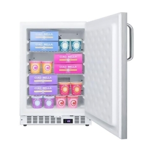 Summit Scff52wxsstb Built-In Undercounter All-Freezer White Cabinet - All