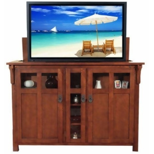 Bungalow Full Size Lift Cabinet Chestnut Mission - All