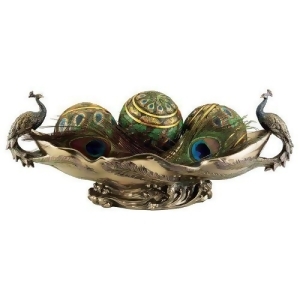 Peacocks Decorative Centerpiece Bowl - All