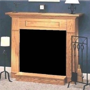 Unfinished Oak Cabinet Surround for Dbx24 and Dfx24 Fireplace - All