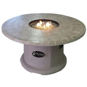 Designer Series 42 Fire Pit Table Travertine Ng - All