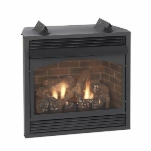 Vail 36 Thermostat Vent-Free Premium Fireplace with Blower Lp - All