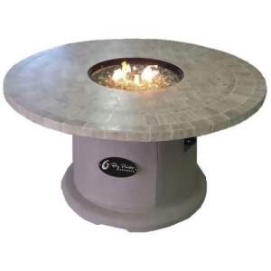 Designer Series 48 Fire Pit Table Travertine Ng - All