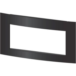 Decorative 36.5 Eclipse Front with Barrier Screen Matte Black - All