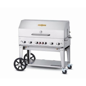 48 Charbroiler with Roll Dome and Bun Rack Liquid Propane - All