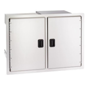 Stainless Steel Double Access Doors with Drawers and Trash Tray 21 - All