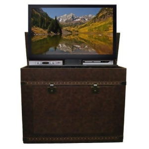 Elevate Anyroom Lift Cabinet for 42 Flat Screen Tv Leather - All
