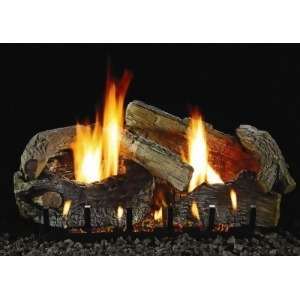Stacked 24 Aged Oak Refractory 8 Piece Log Set- Logs Only - All