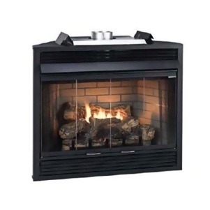 Deluxe Mv 34 Louver B-Vent Fireplace Natural Gas - All