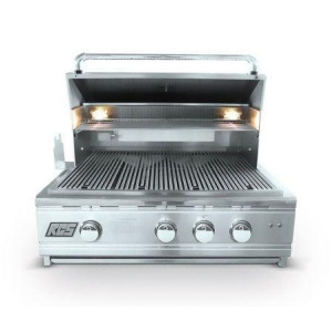 Rcs Pro Series Stainless Steel 30 Cutlass Grill with Blue Led Propane - All