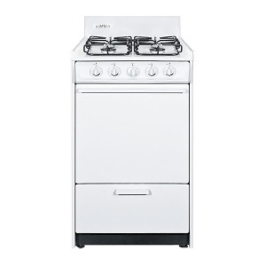 Summit 20 Gas Range with Battery Ignition White - All