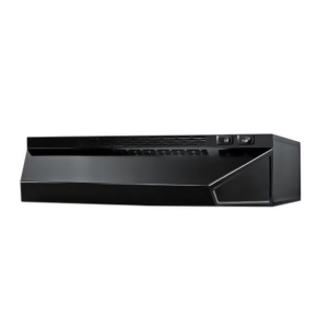 Summit 18 Range Hood for Ducted or Ductless Use Black - All