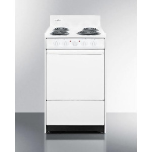 Summit 20 Wide Electric Range with Storage Compartment - All