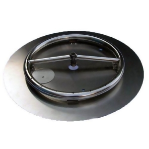 18 Ss Fire Pit Ring Burner Kit with Pan - All