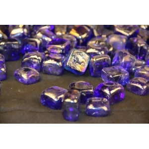 1 Pound Bag 1 Dark Blue Glass Ice Cubes - All
