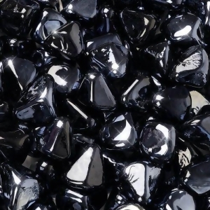 10 lbs. Fire Diamond 1 Black Reflective Fire Glass - All