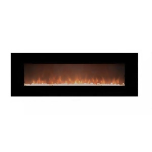 Onyx Xl 72 Wide Wall Mounted Electric Fireplace Black - All