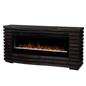 Elliot Mantel with Blf5051 50 firebox with glass ember bed- Hawthorne - All