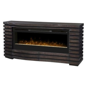 Elliot Mantel with Blf50 50 firebox with glass ember bed- Hawthorne - All