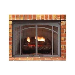 Superior Asd4228-ti Textured Iron Arched Screen Door for 42 Fireplace - All
