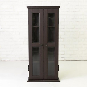 Walker Edison Dt41es 41 Wood Media Storage Tower Cabinet Espresso - All