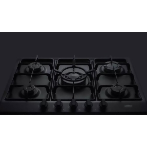 Summit Gc5272b 5-Burner Gas Cooktop in Matte Black Finish - All