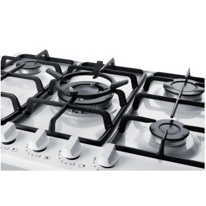 Summit Gc5271w 5-Burner Gas Cooktop in White Finish - All