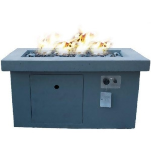 Urban Series 42 Linear Fire Pit Table Storm Grey Ng - All