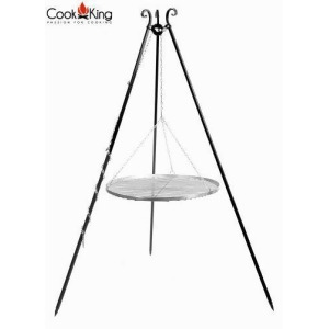 Cook King 111004 80.01cm Stainless Steel Grate Grill 180cm Tripod - All