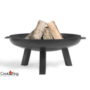 Cook King 111257 Polo Black Steel Garden Fire Bowl 70.10cm - All
