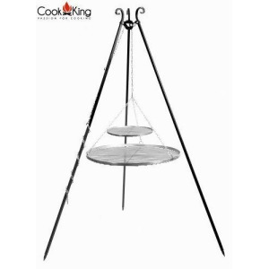 Cook King 112446 80.01 40.13cm Stainless Steel Grate Grills Tripod - All