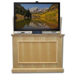 Elevate Anyroom Lift Cabinet for 50 Flat Screen Tv Unfinished Birch - All
