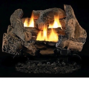 Tupelo 2 Vent 18 Gas Logs with Millivolt Control Ng - All