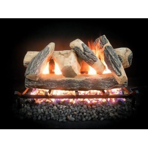 Glofire 30 Complete Match Light Baypointe Natural Gas Log Kit - All