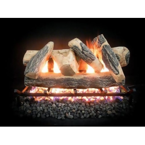 Glofire 24 Complete Match Light Baypointe Natural Gas Log Kit - All
