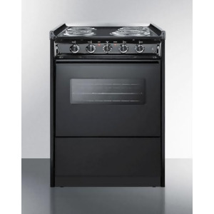24 Wide Slide-in Coil-top Electric Range with Oven Window - All