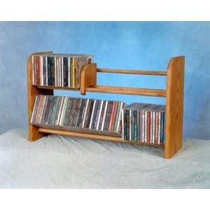 The Wood Shed 201-L Long Cd Rack Dark - All