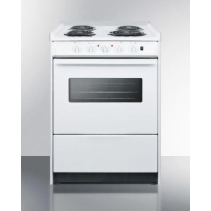 24 Wide Slide-in Style Coil-top Electric Range and Oven Window - All