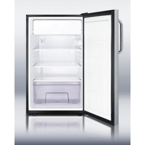 Medical Counter-height refrigerator-freezer for Ada height counters Cm421blbisstbada - All