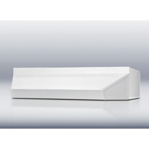 30 wide range hood in white By Summit Appliance - All