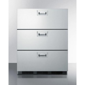 Summit Commercial Two-Drawer Ada All-Refrigerator for Built-in Use Sp6ds7ada - All