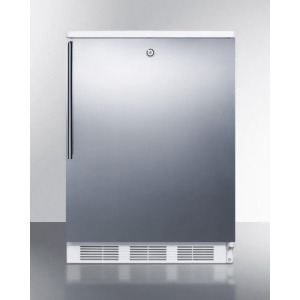 Medical 24 Wide Counter Height Refrigerator-Freezer Stainless S. Ct66lbisshv - All