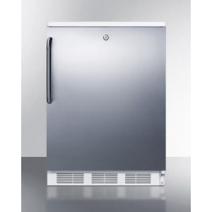 Medical 24 Wide Counter Height Refrigerator-Freezer Stainless S. Ct66lbisstb - All