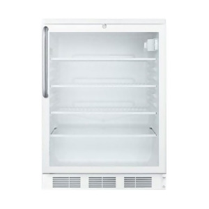 Medical Commercial Counter-Height 24 Ada All-Refrigerator Glass Door Scr600ltbada - All