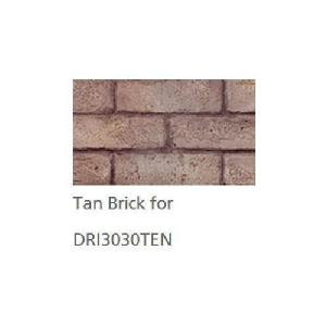 Tan Brick Panel Kit By Superior Fireplaces - All