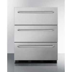 Summit Commercial Two-Drawer Ada All-Refrigerator for Built-in Use Sp6dsstbos7ada - All