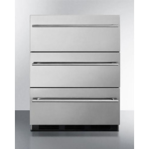 Summit Commercial Two-Drawer Ada All-Refrigerator for Built-in Use Sp6dsstb7thinada - All