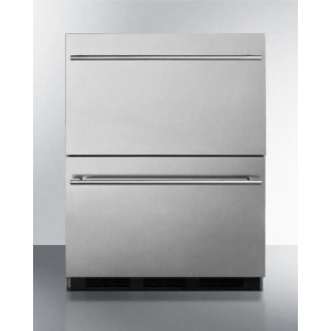 Summit Commercial Two-Drawer Ada All-Refrigerator for Built-in Use Sp6ds2d7ada - All