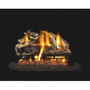 See Thru Charred Rugged Split Oak 24 Gas Logs Burner Sold Separately- Logs Only - All